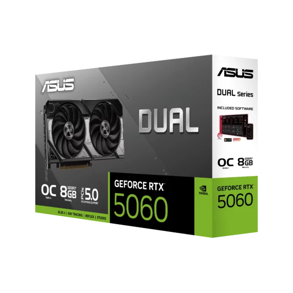 ⁦כרטיס מסך ASUS Dual GeForce RTX 5060 8GB OC Edition GDDR7⁩ – תמונה ⁦5⁩