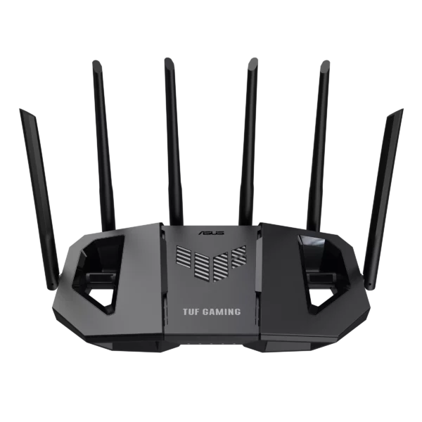 ASUS TUF BE6500 – נתב WiFi 7 דו-פסי עם מהירות עד ‎6.5Gbps, ארבעה פורטי 2.5GbE, ‏AiProtection Pro, ‏AiMesh ותמיכה מלאה ב־VPN Fusion. אידיאלי לגיימינג, סטרימינג ובית חכם.