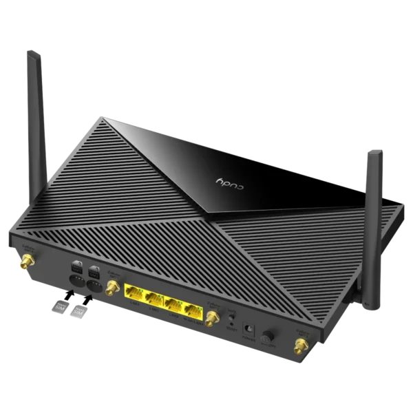 ⁦ראוטר / מודם סלולרי Cudy P5 5G SA/NSA AX3000 Wi-Fi 6 CPE⁩ – תמונה ⁦4⁩
