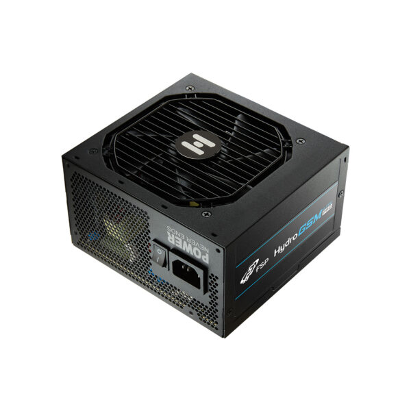 FSP Hydro GSM Lite PRO 650W – ספק כוח חצי מודולרי בתקן 80 PLUS Gold עם קבלים יפניים, מאוורר שקט ושליטה חכמה