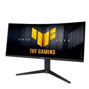 TUF Gaming VG34WQML5A – מסך גיימינג קעור 34 אינץ’ WQHD עם קצב רענון 250Hz, HDR400, FreeSync Premium ובינה מלאכותית