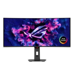 ROG Strix OLED XG34WCDG – מסך גיימינג קעור QD-OLED בקצב ‎175Hz‎ לחוויית צפייה מושלמת ודיוק צבעים מקצועי.