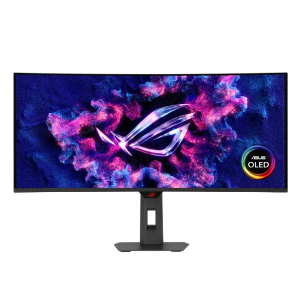 ROG Strix OLED XG34WCDG – מסך גיימינג קעור QD-OLED בקצב ‎175Hz‎ לחוויית צפייה מושלמת ודיוק צבעים מקצועי.