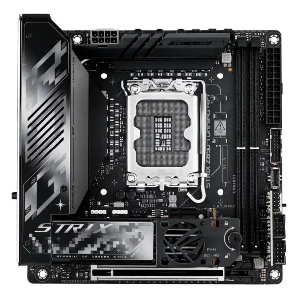 ROG STRIX Z890-I GAMING WIFI – לוח אם Mini-ITX עם Wi-Fi 7, Thunderbolt 4, PCIe 5.0 ושקע M.2 כפול Gen5