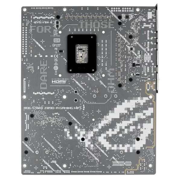 ROG STRIX Z890-A GAMING WIFI – לוח אם Z890 לבן עם Wi-Fi 7, 5×M.2 ו-Thunderbolt 4