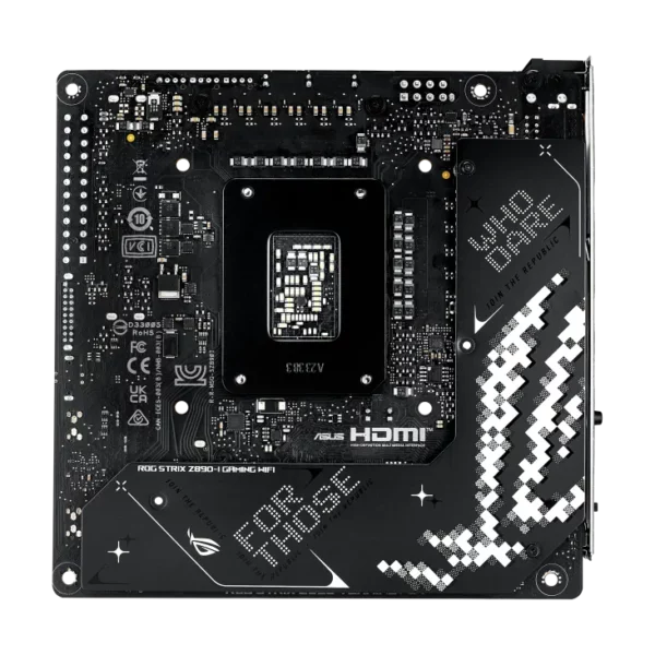 ROG STRIX Z890-I GAMING WIFI – לוח אם Mini-ITX עם Wi-Fi 7, Thunderbolt 4, PCIe 5.0 ושקע M.2 כפול Gen5