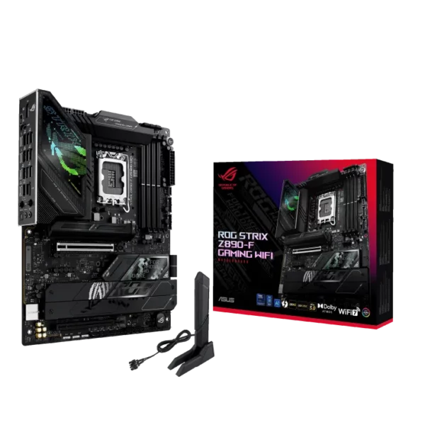 ⁦לוח אם ASUS ROG STRIX Z890-F Gaming WIFI Intel LGA1851 DDR5⁩ – תמונה ⁦2⁩