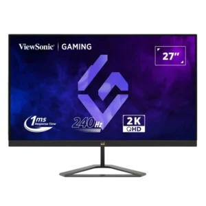 מסך גיימינג ViewSonic VX2758A-2K-PRO-3 בגודל 27 אינץ' עם רזולוציית QHD וקצב רענון 240Hz