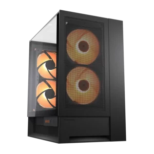 מארז מחשב Cougar OmnyX שחור – עיצוב סימטרי מלא וזרימת אוויר Omnidirectional