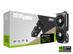כרטיס מסך ZOTAC GAMING GeForce RTX 5070 Twin Edge – 12GB GDDR7