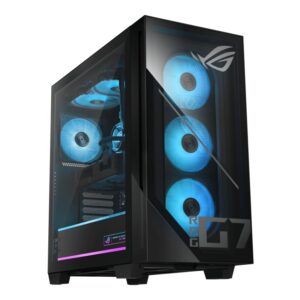 ASUS ROG G700TF-09285K081X מחשב גיימינג נייח עם RTX 5080 וקירור נוזלי