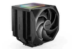 be quiet Dark Rock Elite high end dual tower CPU air cooler with RGB lighting
