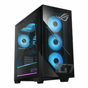 מחשב גיימינג ASUS G700TF עם RTX 5090, מעבד Ultra 7 וקירור נוזלי. ביצועים קיצוניים לגיימינג, AI ויצירת תוכן.