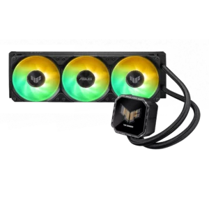 ASUS TUF Gaming LC III 360 ARGB LCD liquid CPU cooler with IPS display and RGB fans
