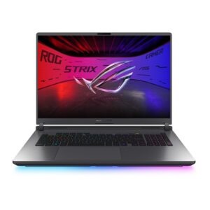 ASUS ROG Strix G16 G615LM-S5050 הוא מחשב נייד גיימינג עוצמתי המשלב מעבד Intel Core Ultra 7 255HX עם כרטיס מסך NVIDIA RTX 5060, ומספק ביצועים גבוהים במיוחד למשחקים, עריכת וידאו ועבודה עם תוכנות כבדות.