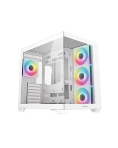 TNAGEAMD133 הוא מחשב גיימינג לבן עם AMD Ryzen 5 7500F, כרטיס PNY RTX 5060 Ti OC 8GB GDDR7, זיכרון DDR5 RGB ומארז פנורמי DeepCool.